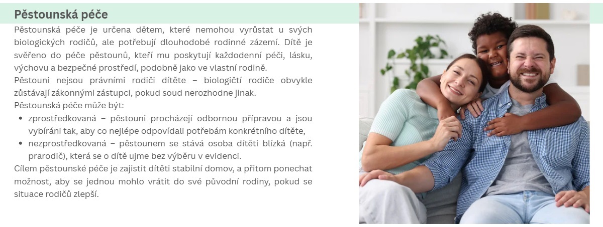 Pěstounská péče Žatec banner